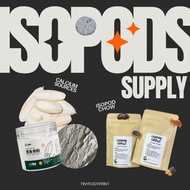 Tinyfootprint / Isopods and springtails supplies / cuttlefish bone, cuttlefish powder, isopod chow