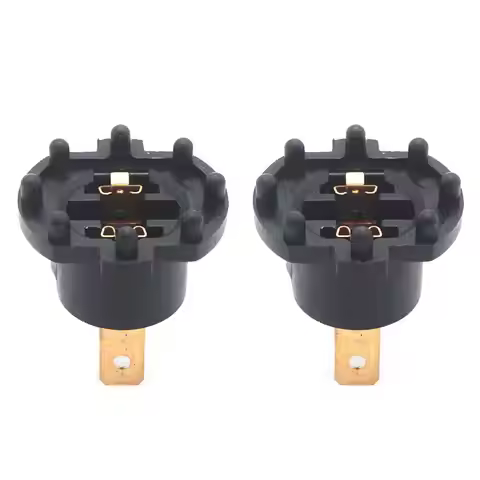2PCS For Mazda 3 5 323 Headlight Bulb Bases Genuine For Mazda 2 De 3 323 Bk Bj Headlamp Socket H7 Gl