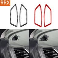 Real Carbon Fiber Sticker  For Subaru Impreza 2017-2022 For XV Crosstrek 2018-2022 Demisting Vent Cover Trim Real Carbon Fiber Car Innerior Accessories