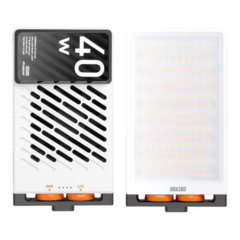 ZHIYUN FIVERAY M40 Video Light, 40W Portable Camera Light LED Panel DSLR Photography Lighting, Light