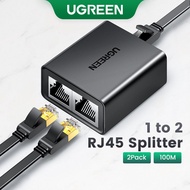 UGREEN 1000Mbps 1 to 2 RJ45 Splitter RJ45 Coupler,Cat8 Cat7 Cat6 Ethernet Lan Cable Connector,Networ