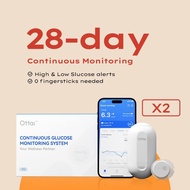 Ottai M8 2Sets Glucose Monitoring Set Continuous Glucose Meter No Finger Pricking  M8 CGM