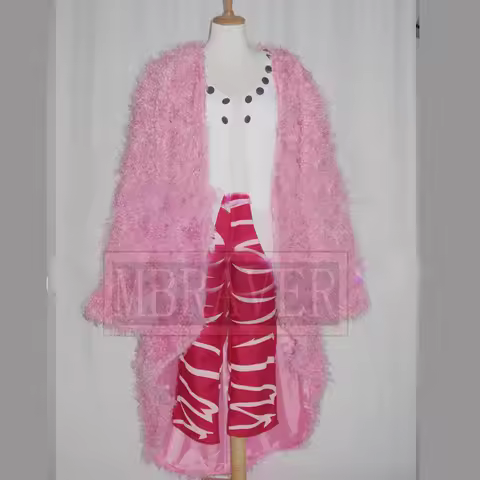Donquixote Doflamingo Joker Cosplay Combats Uniform Costume Halloween Christmas Custom Made Any Size