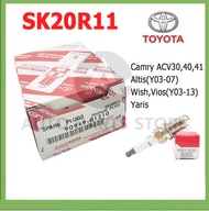 Auto Parts หัวเทียนไฟแรงๆ SK20R11 TOYOTA ของแท้ SK20R11 DENSO IRIDIUM สำหรับ ALTIS VIOS YARIS CAMRY 