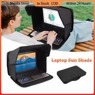 Outdoor Laptop Sunshade Cover 12-14 in Foldable Computer Privacy Shield Cover Laptop Protective Case