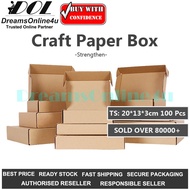 100 Pcs TS 3A Small Pos Laju Craft Paper Box Packing Box Carton Max 500 pcs per order