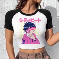 Femboy Crop Top - Cute Kawaii Streetwear Inspired by 2000s Japanese Fashion