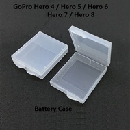 GoPro Hero 4 5 6 7 8 / Hero4 Hero5 Hero6 Hero7 Hero8  Battery Case Transparent Cover Box