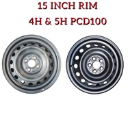 RIM BESI 15 INCH STEEL RIM TOYOTA / HONDA / NISSAN / PROTON / MAZDA / RIM BESI 15 INCH STEEL RIM