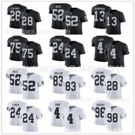 Raiders Raiders-4 CARR JACOBS 98-83-89-34 NFL Legendary Rugby Jersey