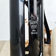 雙層隔熱玻璃杯水樽泡茶杯客製化玻璃樽 結婚禮物感謝禮物