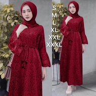 GAMIS MUSLIM YASINA FULL BRUKAT (L-XXL-XXXL)