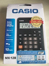 máy tính Casio MX -12B   BẢO HÀNH TRỌN ĐỜI  công ty nhập khẩu Bình tây ( BITEX)