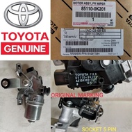 【ORIGINAL】WIPER MOTOR FRONT (5 PIN) TOYOTA HILUX REVO GUN125 2015-2020 (85110-0K201)
