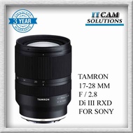 TAMRON 17-28MM F2.8 Di III RXD FOR SONY E MOUNT (OFFICIAL TAMRON MALAYSIA))
