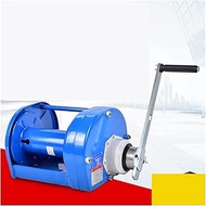 Engine Hoist 0.5-2T Heavy Duty Hand Winch JC Hand Winch Large Tonnage Hand- Cranking Hoist (Bare Met