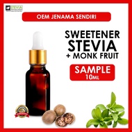 Sampel Stevia Drop 10ml | Stevia Sweetener | Oem Jenama Sendiri |