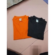 編號P123  GILDAN Polo衫 純棉 T-shirt  T恤 素T 黑/橘 兩色 XS S碼 全新 出清