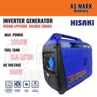 [Hisaki] LPV1500 Inverter Generator Inverter Silent Compact Petrol Generator 1200Watt Silent Series