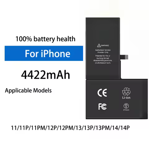 4422mAh 3.8V Rechargeable Lithium Polymer Battery For iPhone 6S 7 8P XR 12 13 14 15 High Capacity Ph