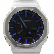 卡西歐 G-SHOCK 全金屬 2100 系列 GM-B2100PC-1AJF 黑色銀色不鏽鋼男士手錶