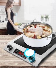 Bếp Điện Từ Đơn Công Suất Cao SilverKitchen Hi-Power 3500w - Home and Garden