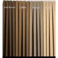 8ft- 9ft KOREAN SOFT BLACKOUT RING CURTAINS (1pc only,not set)