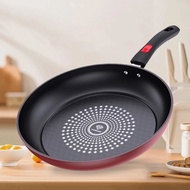 Non-stick Diamond Frying Pan Kitchen Iron Frying Pan for Gas Stove induction Cooker 24/26/28/30/32CM