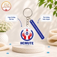 TP Technology University logo keychain. HCM HCM HCM