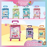 [6 IN 1] AREA-X Block AB0110 Hello Adventure Sanrio Series Mini Suitcase Gift Decoration Building Br