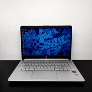 Laptop HP 14s dk0006AU AMDRyzen 3-3200U RAM 4GB SSD 256GB Bekas Second