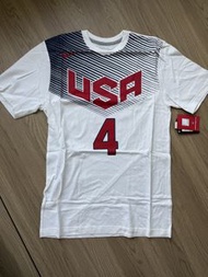全新Nike USA Curry 4 號球衣