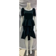 modern filipiniana dress ⚘filipiniana dress formal ✥Filipiniana Sleeve Neoprene Natalie Midi Dress✸
