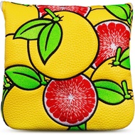 mytag Mallet Putter Cover Grapefruit Strong Magnetic Square Putter Headcover untuk Taylormade Spider