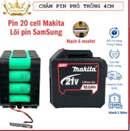 Máy cắt cỏ pin cầm tay máy cắt công nghiệp dùng pin MAKITA 40V KHÔNG CHỔI THAN cỡ lớn 10 inch pin 15