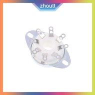 zhoutt 1Pc 8Pin GZC8-Y-6 Octal Tube Socket Valve Base Jack For KT88 6550 EL34 6P6P 6V6 6N8P 6SN7 Aud