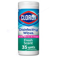 Khăn Ướt Lau Diệt Khuẩn Hương Tươi Mới Clorox Disinfecting Cleaning Wipes - Bleach-Free - Ready-To-U