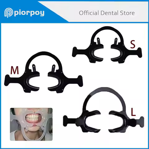 PIORPOY Dental Mouth Spreader C shape Cheek Retractor Lip Shape Opener Prop Orthodontic Professional