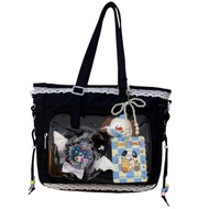 Japanese-style Ita Bag  Clear Ita Bag with Badge  Anime Convention Shoulder Bag Daily Use Secondary 