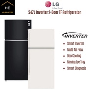 LG 547L 2 Door Inverter Fridge Refrigerator GN-C702HLCM GN-C702SGGM GN-C702HQCM Peti Sejuk