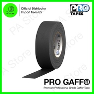PRO GAFF® Premium Professional Grade Gaffer Tape Black Matte Cloth Tape