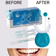 gli gli Super Sparkle Booster Teeth Whitening Kit - 2 x 5ml Hydrogen Peroxide 6% Whitening Gel Syrin