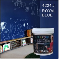 4224J CHALKBOARD PAINT ( 1L ) CRAFTING EASY CLEAN FOR INTERIOR &amp; EXTERIOR WALL PAINT / PAPAN KAPUR CAT / chalk board