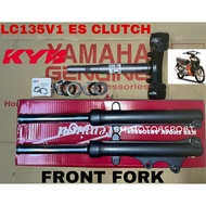 LC135 V1 ES CLUTCH FRONT FORK DAMPER & FORK T UNDER BRACKET KYB 100% ORIGINAL