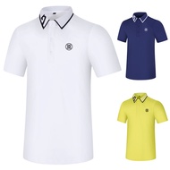 G4 GOLF Clothing Men's Short-Sleeved t-Shirt Spring Summer GOLF Stand-Up Collar Quick-Drying Breatha