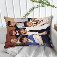 Kpop BTOB Wind and Wish Rectangular Pillow Case Eunkwang, Minhyuk, Changsub, Hyunsik, Peniel and Sungjae Single Side Printed Polyester Sofa Cushion Cover Home Decor（Without Core）