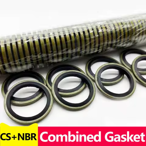 M6/M8/M10/M14/M16/M20-M65,Combined Gasket Skeleton Oil Seal Carbon Steel Nitrile JB982-77 Metal Rubb
