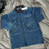 日本預訂 beams Japan fabric 拼色領牛仔外套 Denim jacket