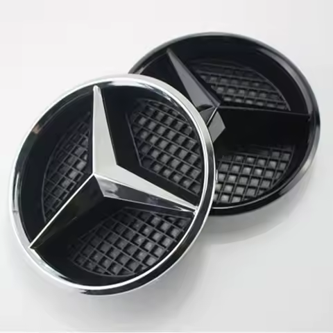 3D Car Grill Emblem Star Badge Front Grill Logo For Mercedes Benz W204 W205 W213 X253 A B C E S CLA 
