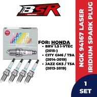 NGK 94167 Laser Iridium Spark Plug For Honda City GM6 T9A / Honda Jazz GK5 T5A/ Honda BRV 1.5 i-VTEC